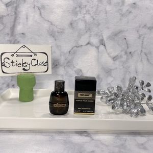 Missoni Pour Homme EDP, Woody, Aromatic, Fresh, NEW - Mini 0.17 oz. 5 ml.